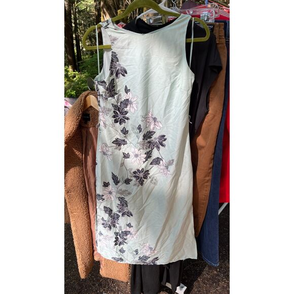 Timeless Flattering Floral Print Sleeveless Fully Lined Vince Camuto Sheath - Picture 1 of 7
